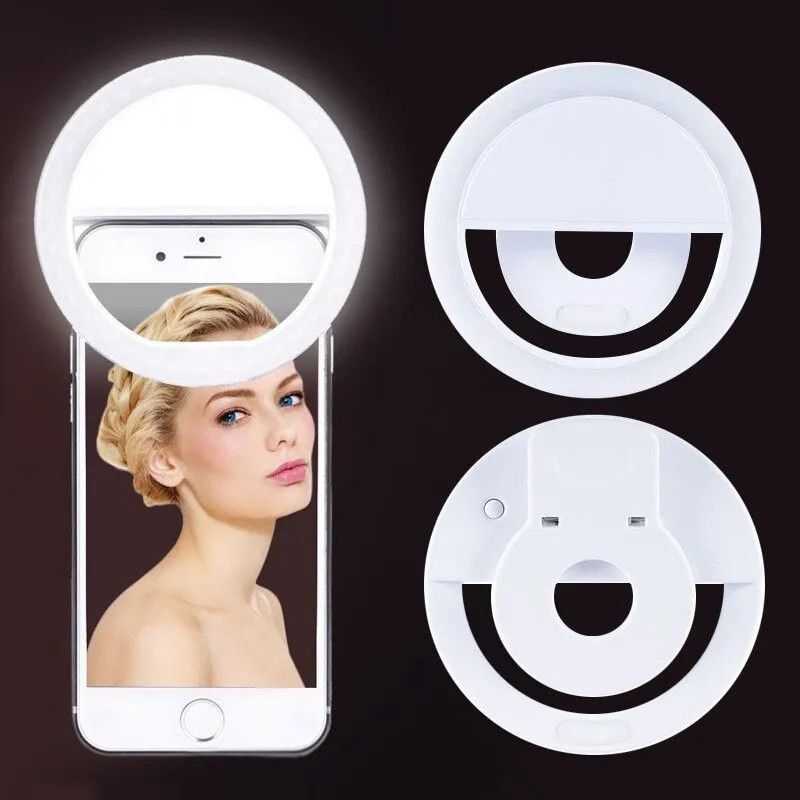 Photography Lighting Tent - Светодиодный кольцевой светильник для селфи, зарядка