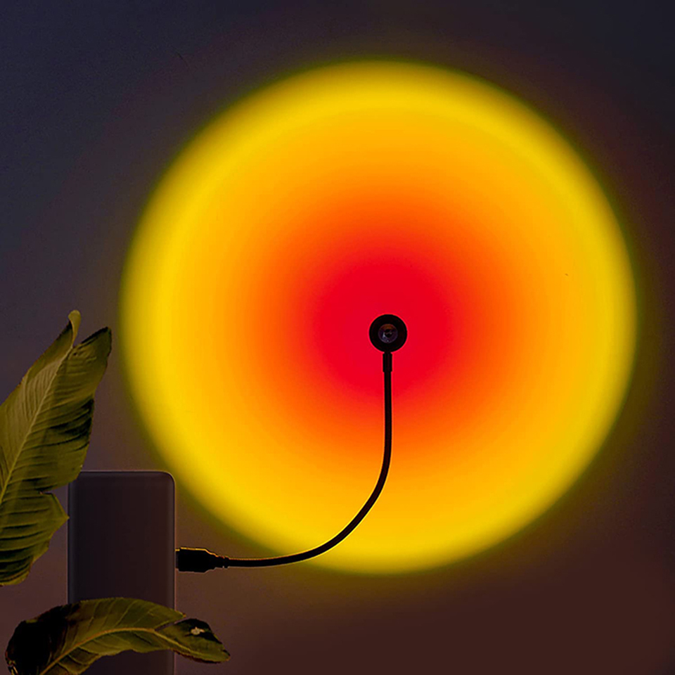 Photography Lighting Wall - 1x USB лампа заката, светодиодный Радужный