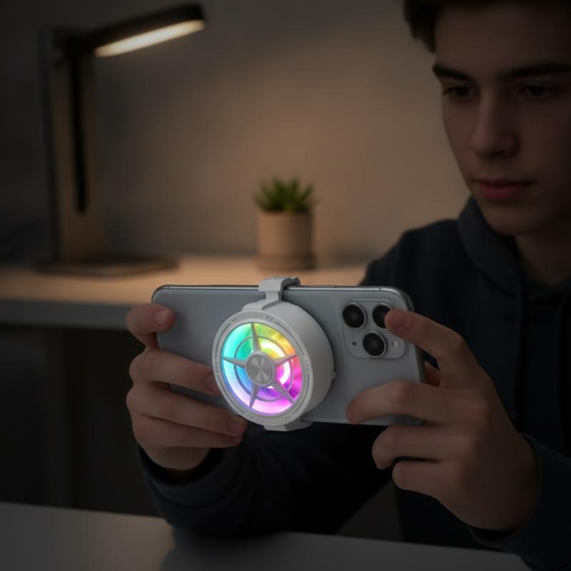 Photography Lighting Game - Крепящийся на телефон вентилятор-охладитель с низким
