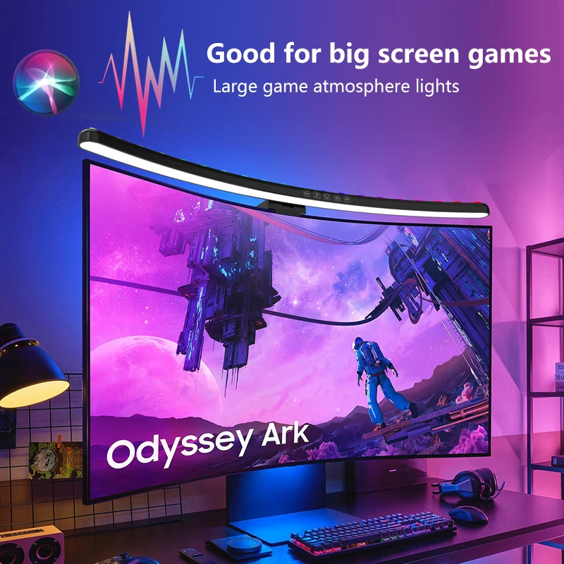 Photography Lighting Game - Светодиодная RGB-лампа для монитора с музыкальным