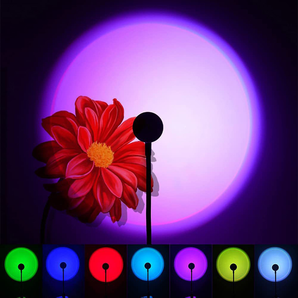 1x USB лампа заката, светодиод – обзор и цена Photography Lighting Wall